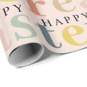 Moderne, kleurrijke, paasrijke whrapppapier cadeaupapier (Rol Hoek)