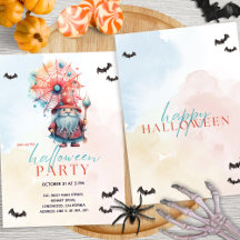 Moderne kleurrijke Pastel Blue Wizard Halloween Pa