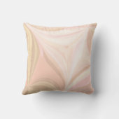 Moderne Kleurrijke Pastel Roze en Crème Inspiratie Kussen (Achterkant)