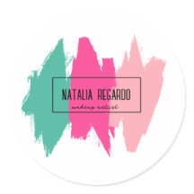 Moderne kleurrijke penseelstreken