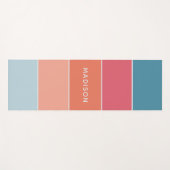 Moderne kleurrijke persoonlijke afbeelding van kle yogamat (Voorkant (horizontaal))