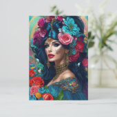 Moderne kleurrijke platte Kaart voor elke gelegenh (Staand voorkant)