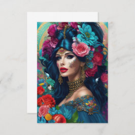 Moderne kleurrijke platte Kaart voor elke gelegenh