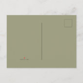 Moderne Kleurrijke Pompoen Herfst Uitnodiging Briefkaart (Achterkant)