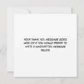 Moderne Kleurrijke POP-stripboek Kaart (Achterkant)