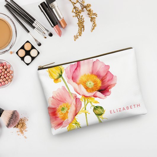 Moderne Kleurrijke Poppies Gepersonaliseerd Etui