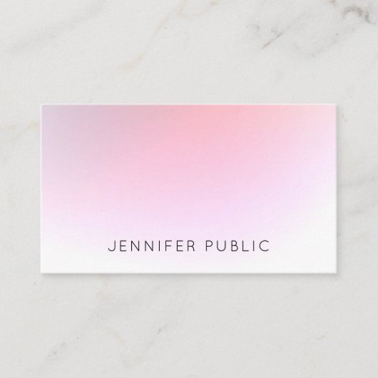 Moderne, kleurrijke professionele Sjabloon Visitekaartje (Voorkant)