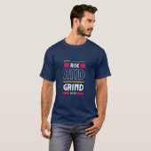 Moderne kleurrijke quote t-shirt (Voorkant volledig)