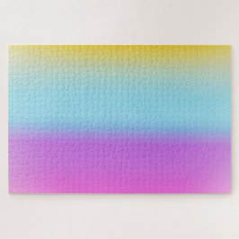 Moderne kleurrijke Rainbow gradient Waterverf Legpuzzel