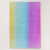 Moderne kleurrijke Rainbow gradient Waterverf Legpuzzel (Verticaal)