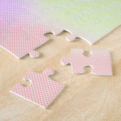 Moderne kleurrijke Rainbow gradient Waterverf Legpuzzel (Zijkant)
