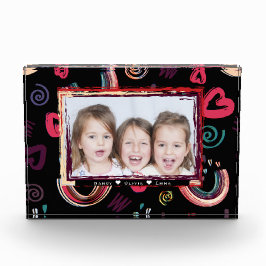 Moderne Kleurrijke Regenboog Custom Fotoblokken