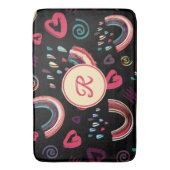 Moderne Kleurrijke Regenboog Custom Photo Bath Mat (Voorkant Verticaal)