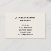 Moderne, kleurrijke regenboog Glitter Burst Busine Visitekaartje (Achterkant)