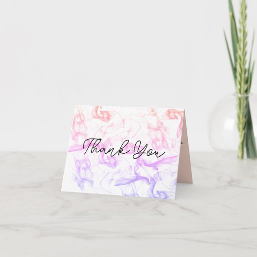 Moderne kleurrijke regenboognevel die past binnen  notitiekaartje (Voorkant)