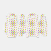 Moderne kleurrijke regenboogspringen Birthday Part Bedankdoosjes (Uitgevouwen)