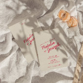 Moderne Kleurrijke Retro Fun Whimsical Script Brui Kaart