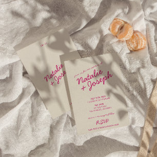 Moderne Kleurrijke Retro Fun Whimsical Script Brui Kaart