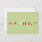 Moderne Kleurrijke Retro Funky Felle Trouwdag RSVP Kaartje (Achterkant)