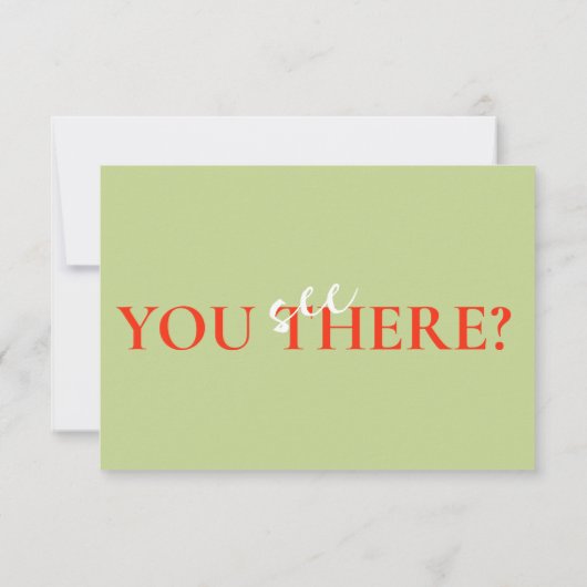 Moderne Kleurrijke Retro Funky Felle Trouwdag  RSVP Kaartje (Achterkant)