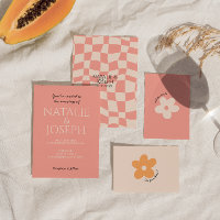 Moderne Kleurrijke Retro Heldere Vette Unieke Huwe