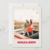 Moderne Kleurrijke Retro Krachtige Funky Unieke Br Kaart (Achterkant)