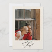 Moderne Kleurrijke Retro Leuke Funky Unieke Bruilo Kaart (Achterkant)