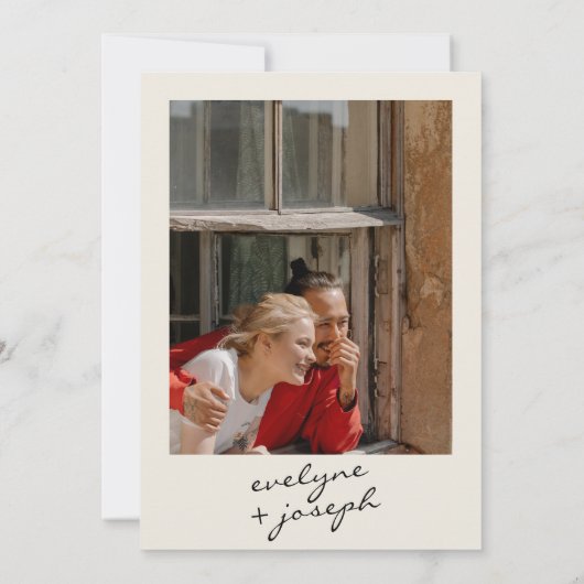 Moderne Kleurrijke Retro Leuke Funky Unieke Bruilo Kaart (Achterkant)