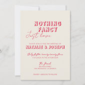 Moderne Kleurrijke Retro Vette Unieke Foto Bruilof Kaart (Voorkant)