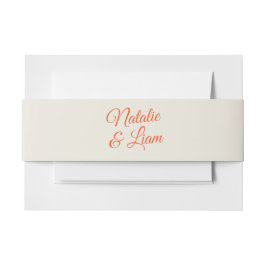 Moderne Kleurrijke Retro Whimsical Funky Bruiloft Uitnodigingen Wikkel