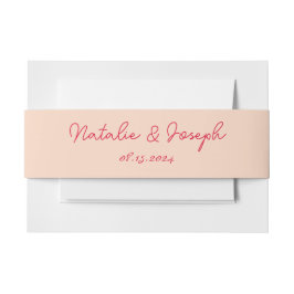 Moderne Kleurrijke Retro Whimsical Heldere Bruilof Uitnodigingen Wikkel