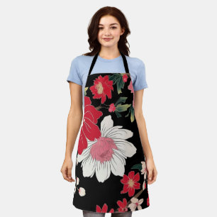 Moderne Kleurrijke Sakura Bloem Japan Verjaardagsf Schort