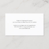 Moderne, kleurrijke schaar Haarstylist Loyalty (Achterkant)