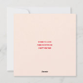 Moderne Kleurrijke Schachbrettpatroon Vierkante Fo Feestdagenkaart (Achterkant)