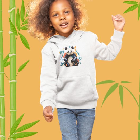 Moderne kleurrijke Sitting Panda Beer