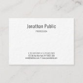 Moderne, kleurrijke Sjabloon Abstracte art Profess Visitekaartje (Achterkant)