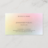 Moderne kleurrijke Sjabloon elegant design rendy Visitekaartje (Achterkant)