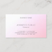 Moderne kleurrijke Sjabloon elegant design rendy Visitekaartje (Achterkant)