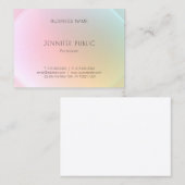 Moderne, kleurrijke Sjabloon elegant rendy design Visitekaartje (Voorkant / Achterkant)