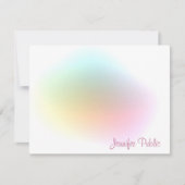 Moderne, kleurrijke Sjabloon handgeschreven script (Voorkant)