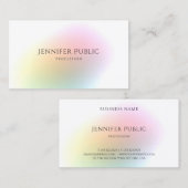 Moderne, kleurrijke Sjabloon Professional Visitekaartje (Voorkant / Achterkant)