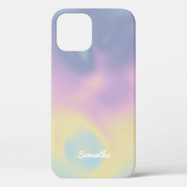Moderne Kleurrijke Snoep Holografische Verloopnaam Case-Mate iPhone Case