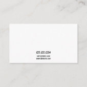 Moderne kleurrijke Sprinkles Ice Cream Scoop Visitekaartje (Achterkant)