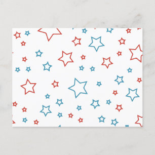 Moderne kleurrijke sterren patroon Wrapping Paper Feestdagenkaart