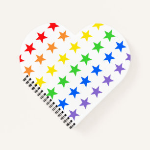 Moderne Kleurrijke Sterrenpatroon Notitieboek