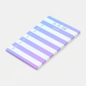 Moderne kleurrijke streep om lijst te doen post-it® notes (Schuin)