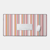 moderne kleurrijke strepen bureaumat (Keyboard & Muis)
