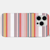 moderne kleurrijke strepen Case-Mate iPhone case (Achterkant (horizontaal))
