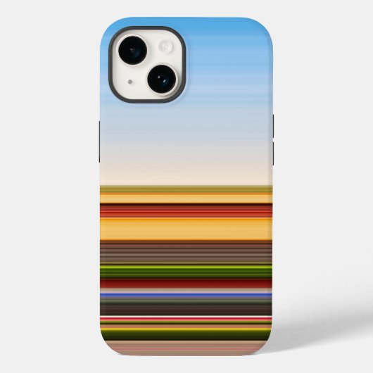 moderne kleurrijke strepen Case-Mate iPhone case (Achterkant)