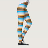 moderne kleurrijke strepen leggings (Rechts)